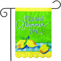 It's Sweet Summertime Applique Garden Flag