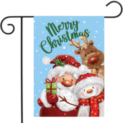 Santa & Friends Garden Flag